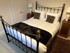 Queen sized (5') metal framed bed