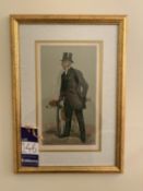 8 framed prints of well dressed gentlemen. 400mm x 530mm