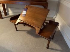 Wooden reading stand