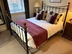 Queen sized (5') metal framed bed