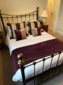 Queen sized (5') metal framed bed