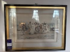 2 framed prints. 850mm x 650mm