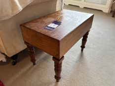 Mahogany baby bath. 535mm x 340mm x 420mm