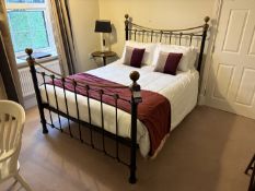 Queen sized (5') metal framed bed