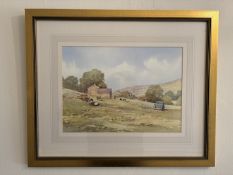19 'KW Burton' various themed framed artwork. 565mm x 460mm