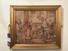 3 Framed tapestries