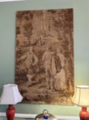 Pair of large wall tapestries. 1810mm x 1120mm