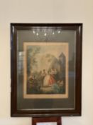 Set of 4 framed prints. External dimensions 655mm x 850mm