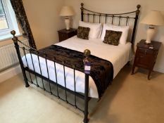 Queen sized (5') metal framed bed