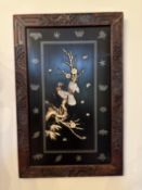 2 framed oriental artworks
