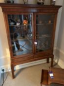 Glazed Display Cabinet. 1220mm x 290mm x 1665mm high