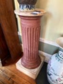 Pair of column style display stands 1085mm x 430mm