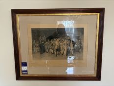 Pair of signed prints. 950mm x 775mm