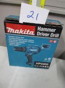 Makita HP0300 240 Volt Combi Drill Driver 10mm Capacity (Unused)