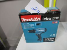 Makita DF0300 240 Volt Combi Drill/Driver 10mm Capacity (Unused)