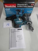 Makita HR140DZ Cordless Rotary Hammer Drill (Unused, Body Only)