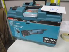 Makita TM3010CK 240 Volt Oscillating Multi Tool in Carry Case (Unused)