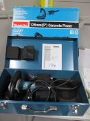 Makita PC5010C 125mm Concrete Planer in Metal Carry Case, 240 Volt (Unused)
