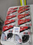 (10) Makita B-07945 Mforce TCT Circular Saw Blades for Wood (Unused)