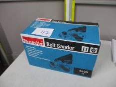 Makita 9403 Belt Sander 110 Volt (Unused)