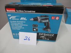 Makita DFS452Z Cordless Drywall Screwdriver (Unused/Body Only)