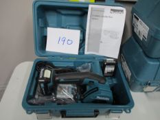 Makita HS301DWAE Cordless 12V Max Circular Saw, 85mm Blade in Carrying Case & (1) Battery & (1) Char