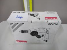 Makita DP4700 240 Volt Heavy Duty Rotary Drill 13mm Capacity (Unused)
