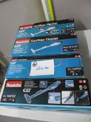 (4) Assorted Makita Cordless Vacuum Cleaner Bodies (Unused)
