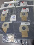 (7 Packs of 5) Makita P-70297, 30-Litre Disposable Dust Extractor Vacuum Bags (Unused)