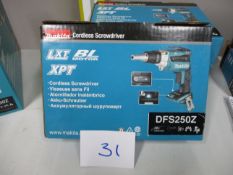 Makita DFS250Z Cordless Drywall Screwdriver (Unused/Body Only)
