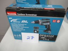 Makita DFS452Z Cordless Drywall Screwdriver (Unused/Body Only)