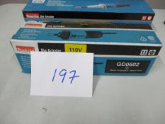 Makita GD0602 Die Grinder 110 Volt (Unused)