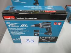 Makita DFS452Z Cordless Drywall Screwdriver (Unused/Body Only)