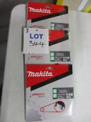 (3) Makita Efficut E-12859 TCT Circular Saw Blades for METAL (Unused)