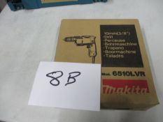 Makita 6510LVR 10mm Capacity Rotary Drill, 240 Volt (Unused)
