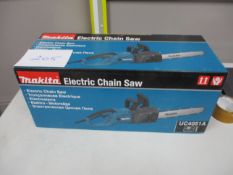Makita UC4051A Electric Chainsaw, 400mm Bar Length 240 Volt (Unused)