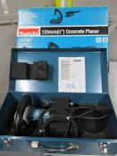 Makita PC5010C 125mm Concrete Planer in Metal Carry Case, 240 Volt (Unused)