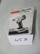 Makita TD127DZ 18V Cordless Impact Driver (Unused/Body Only)