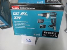 Makita DFS250Z Cordless Drywall Screwdriver (Unused/Body Only)