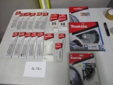 1 Lot Assorted Makita Accessories (Unused)