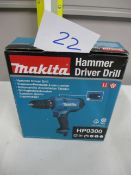 Makita HP0300 110 Volt Combi Drill Driver 10mm Capacity (Unused)