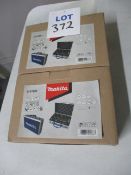 (2) Makita D-51281 TCT Holesaw Sets in Carrying Case (Unused)