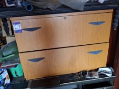 2 door hanging filing cabinet