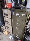 3 x 4 drawer filing cabinets