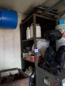 Metal racking and contents