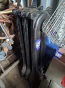 Cast iron ornate gas radiator