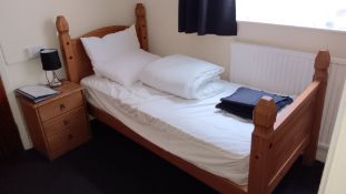 Freestanding and movable furniture to Room 68, including television (excludes all fitted and fixed