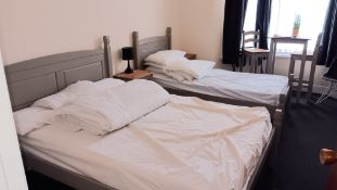 Freestanding and movable furniture to Room 59, including television (excludes all fitted and fixed