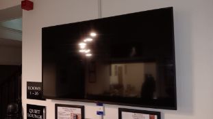 Sharp Aquos UMC F55UK7352KB55U Harman Kardon 55in wall mounted TV including remote control –