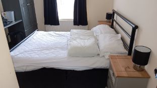 Freestanding and movable furniture to Room 54, including television (excludes all fitted and fixed